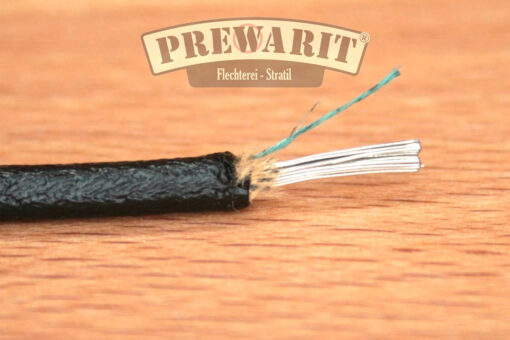 Lakovaný kabel patina 1,5 mm² se zeleným lankem