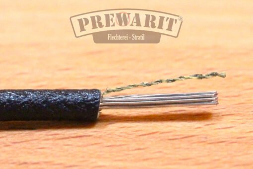 Lakovaný kabel patina 1,5 mm² se žlutým lankem