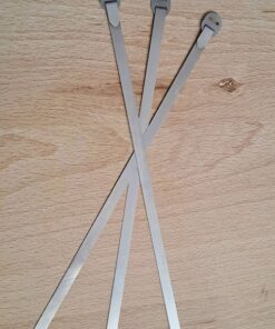 Stahovací pásek, dvojdílný, nerez